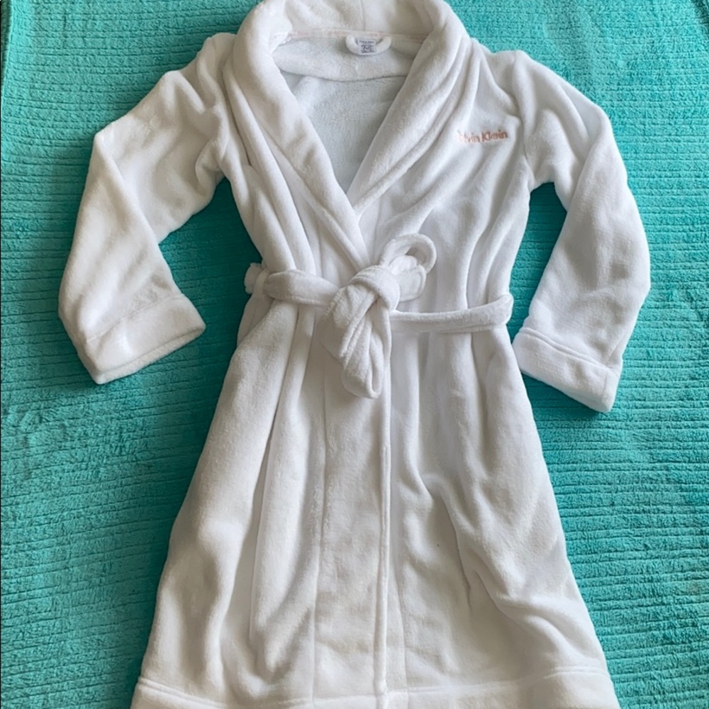 XS Calvin Klein white robe